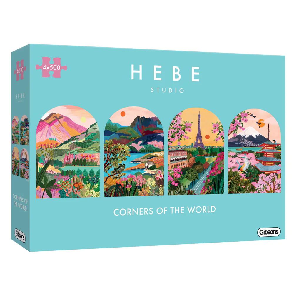 Corners of the World Gibsons jigsaw puzzle by Hebe Studio