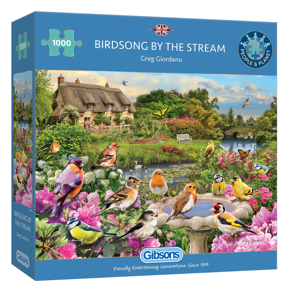 Birdsong by the Stream Gibsons jigsaw puzzle by Greg Giordano