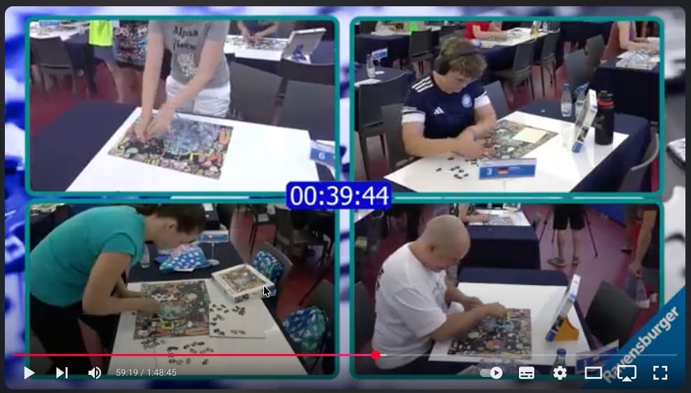 World Jigsaw Puzzle Championship 2025 Weronika Huptas