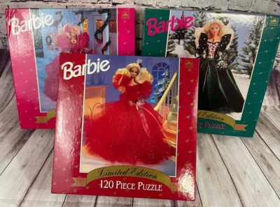 Vintage Barbie Limited Edition jigsaw puzzles