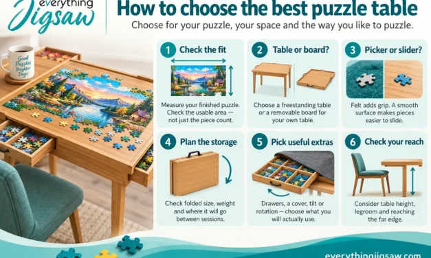 How to Choose the Best Puzzle Tables, Boards & Mats