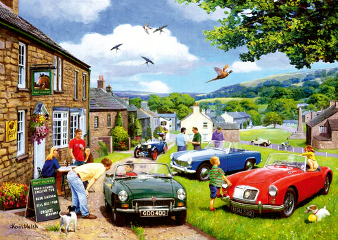 A Day in the Dales by Kevin Walsh 1000 piece jigsaw puzzle A Day in the Dales by Kevin Walsh 1000 piece jigsaw puzzle