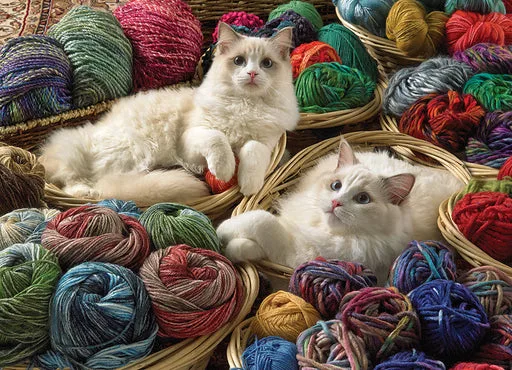 Ragdoll cat puzzle by Cobble Hill Ragdoll cat puzzle by Cobble Hill