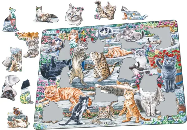 Cute Cats - shapes by Springbok puzzles Cute Cats - shapes by Springbok puzzles