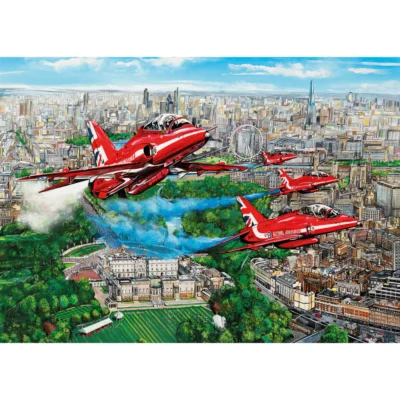 Reds over London by Matthew Emery