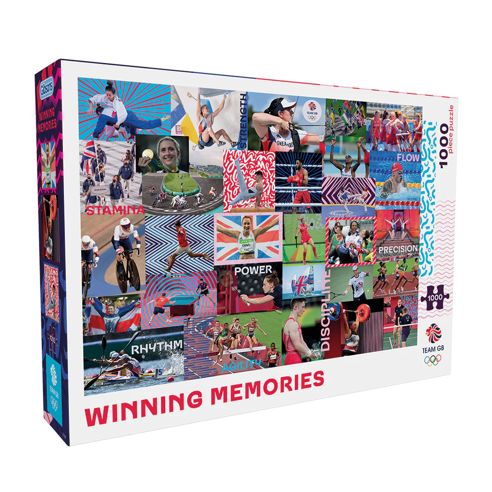 Winning Memories 2024 Olympics jigsaw puzzle Box