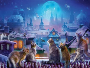Assembly of Cats 750 Piece Puzzle