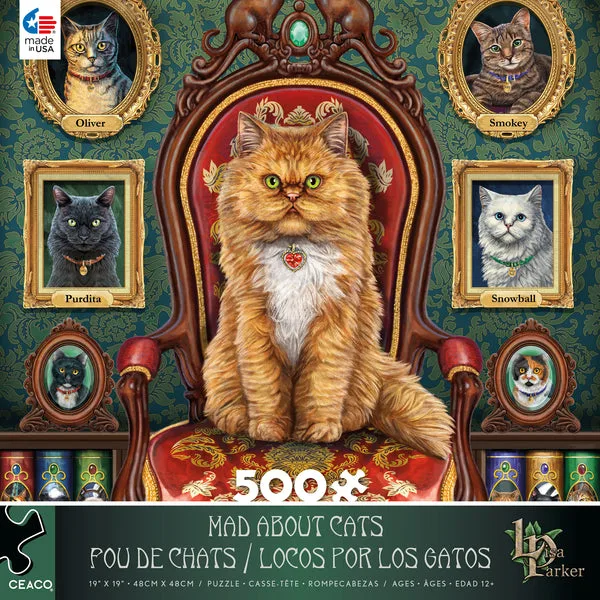 Mad About Cats 500 piece puzzle