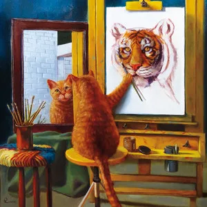 Norman Catwell 300 Large Piece Jigsaw Puzzle