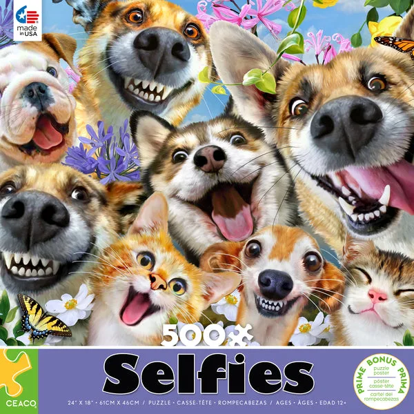 Selfies 500 piece puzzle