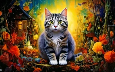 American Shorthair cat jigsaw puzzle