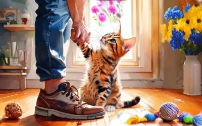 Bengal kitten jigsaw puzzle