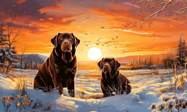 Chocolate Labrador jigsaw puzzle