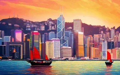 Hong Kong skyline jigsaw puzzle