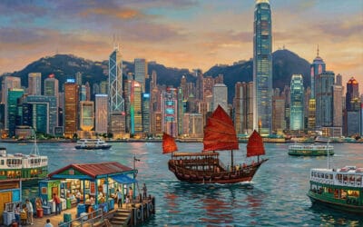 Hong Kong skyline jigsaw puzzle