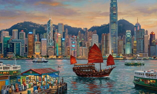 Hong Kong skyline jigsaw puzzle