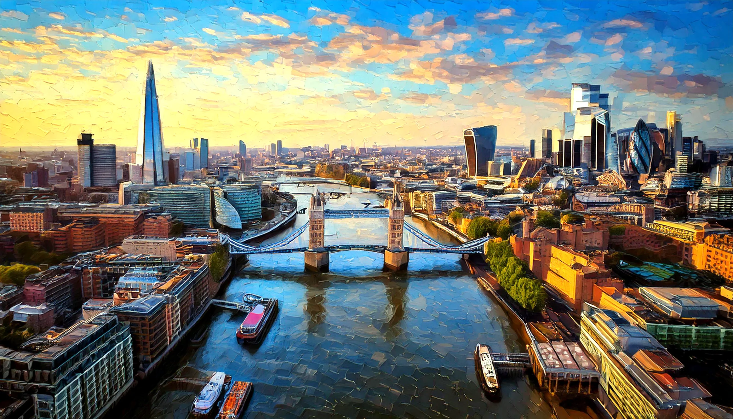 London - London Bridge & River Thames jigsaw puzzle