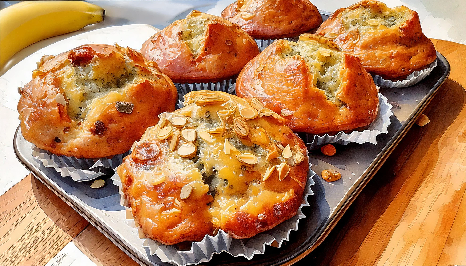 Homemade Banana Muffins jigsaw puzzle