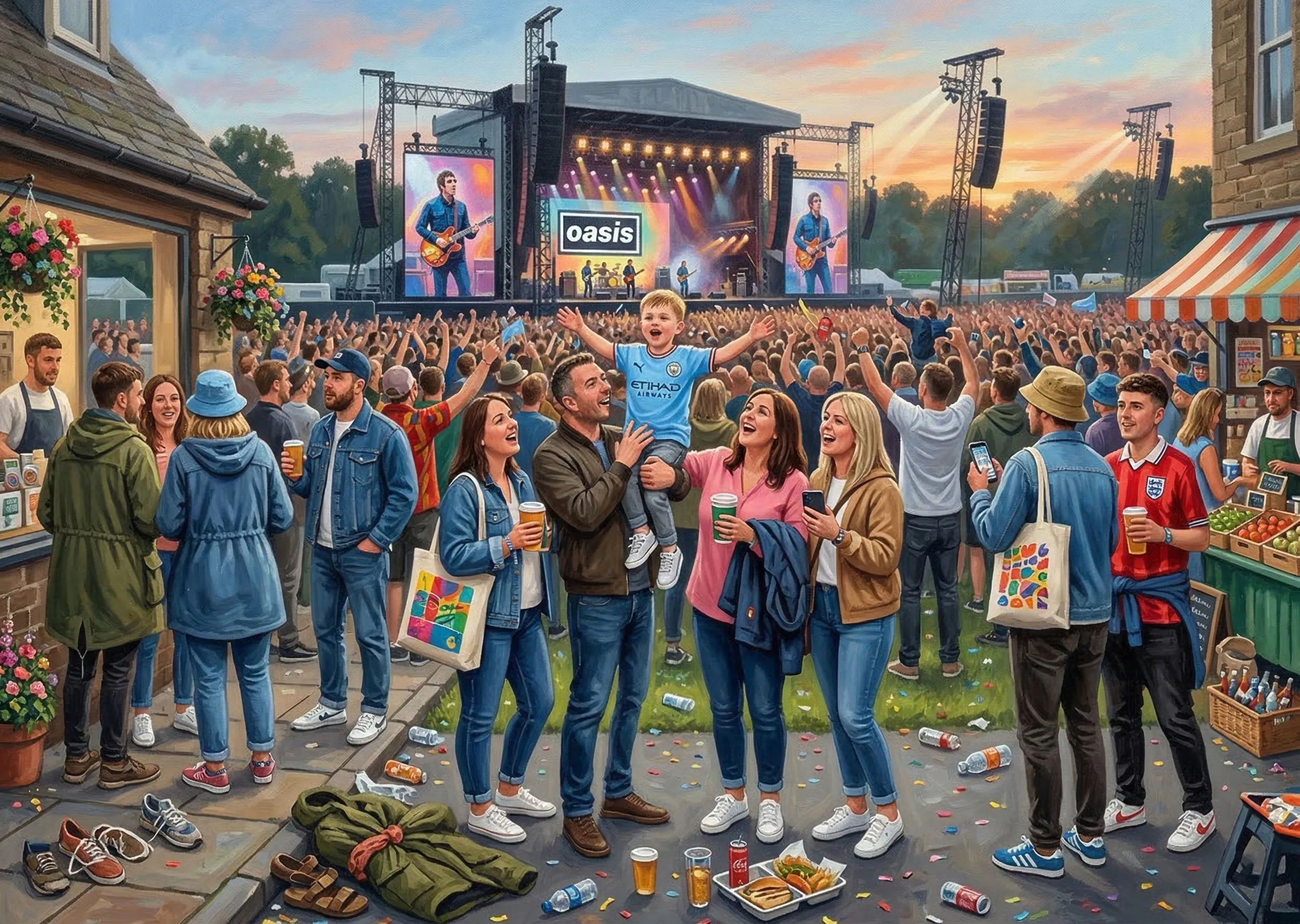 Oasis Concert online jigsaw puzzle Oasis Concert online jigsaw puzzle
