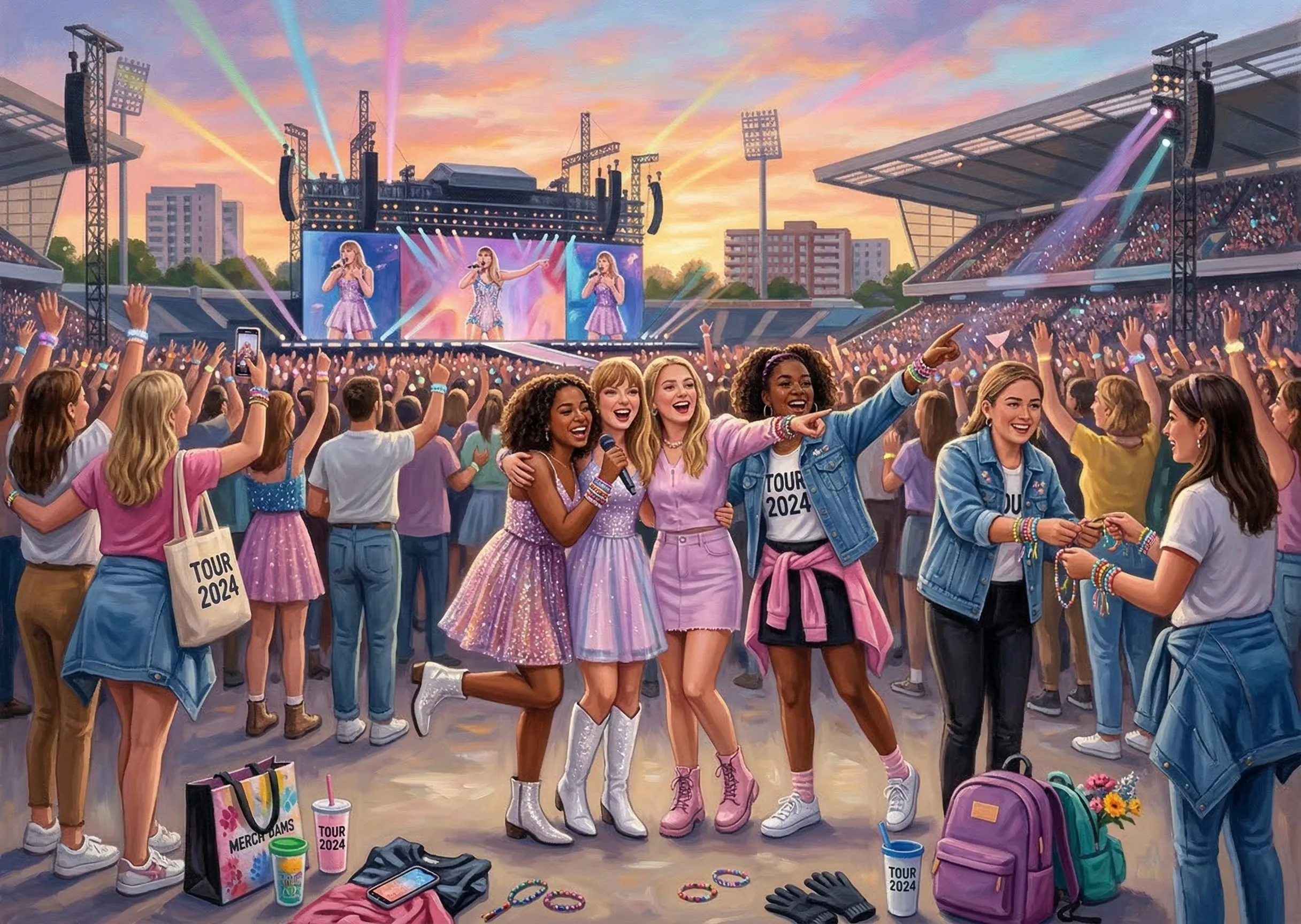 Taylor Swift Eras Concert Jigsaw Puzzle