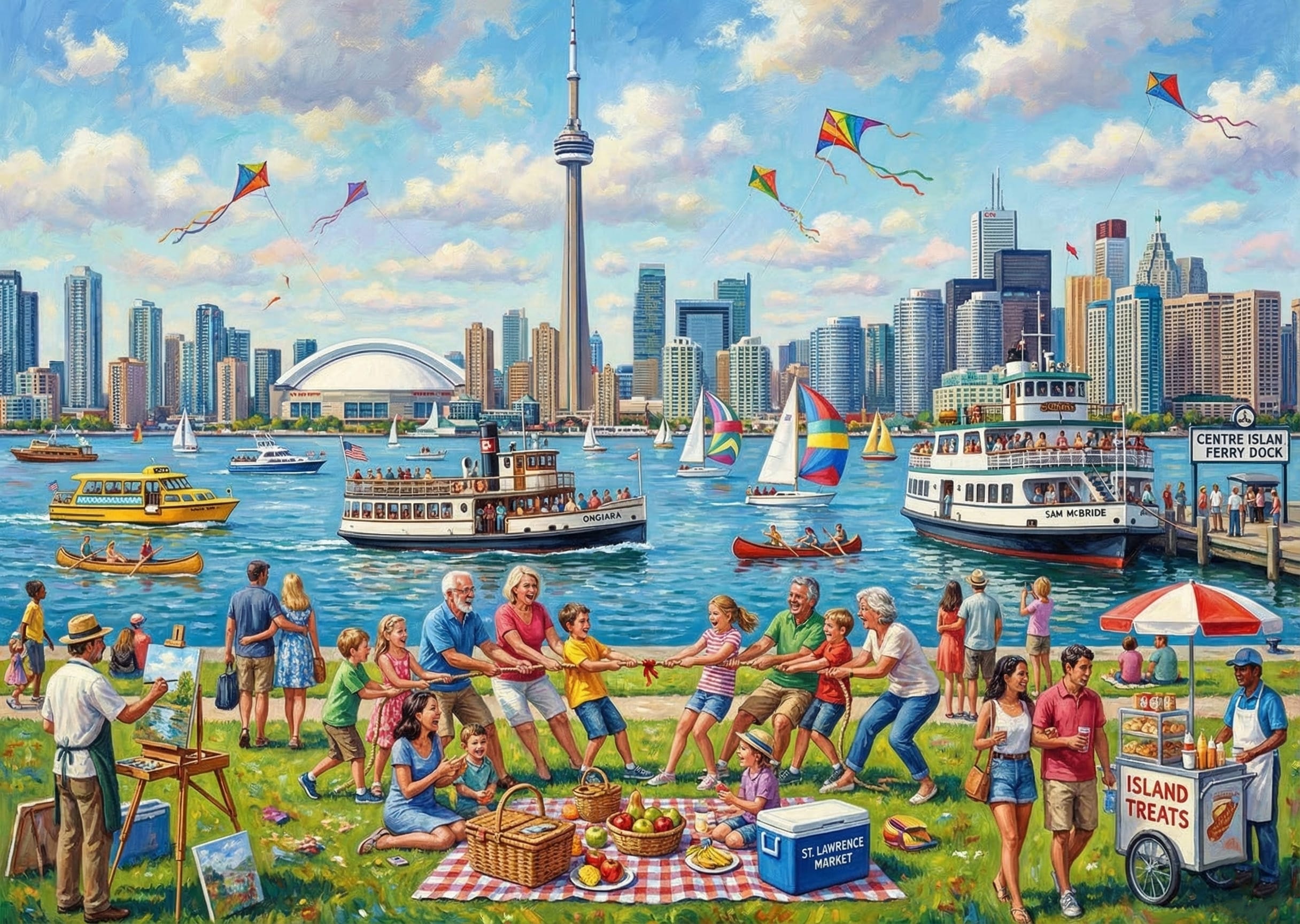Toronto Distillery District online jigsaw puzzle