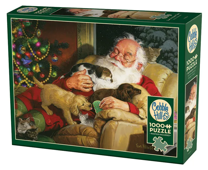 Cobble Hill Santa's Quiet Time | 1000 Piece — manufacturer image