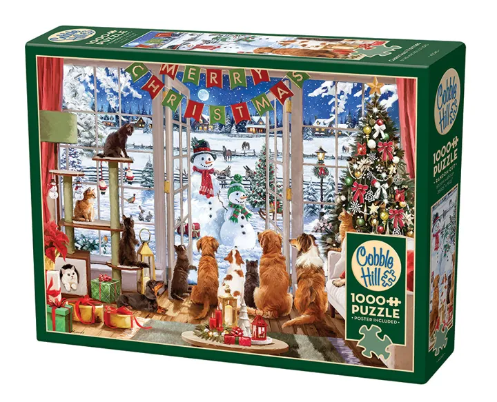 Cobble Hill Christmas Visitors | 1000 Piece — manufacturer image