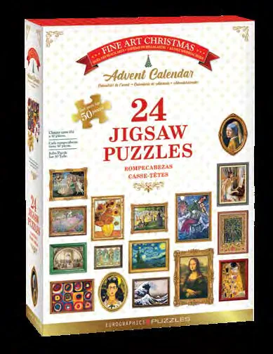 Eurographics Fine Art Christmas Advent Calendar — product packaging