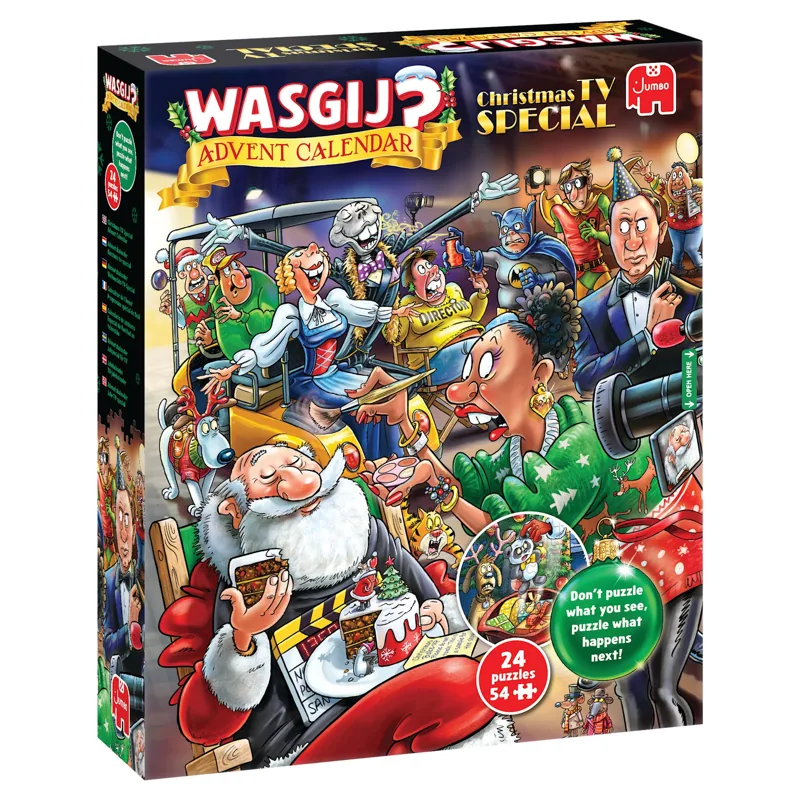 Wasgij Christmas Advent Calendar - Christmas TV Special — product packaging