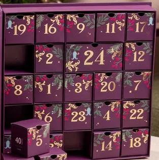 Wentworth 24 Days of Christmas - The Best of Wentworth Puzzles Advent Calendar — numbered packaging detail