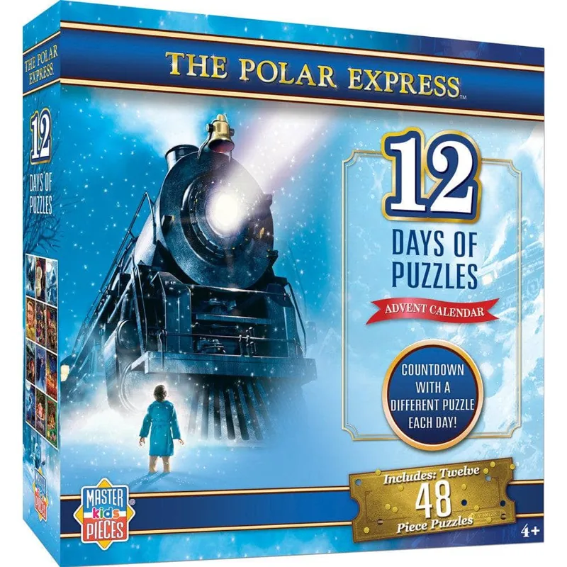MasterPieces 12 Days of The Polar Express Jigsaw Puzzles - Advent Calendar — manufacturer product image