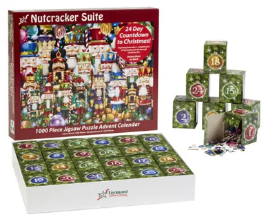 Vermont Christmas Company Nutcracker Suite Jigsaw Puzzle Advent Calendar — manufacturer product image