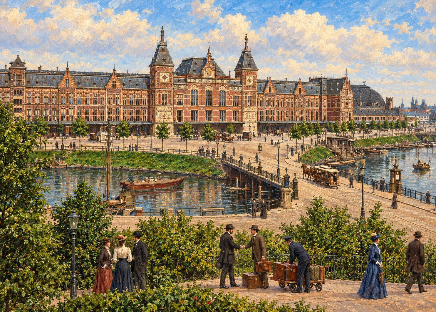 Amsterdam — Around 1900 puzzle preview