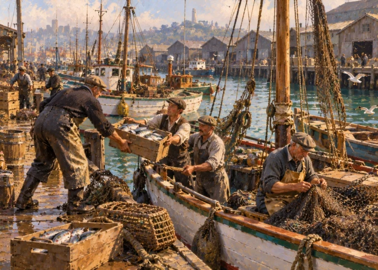 San Francisco — Fisherman’s Wharf — Around 1936
