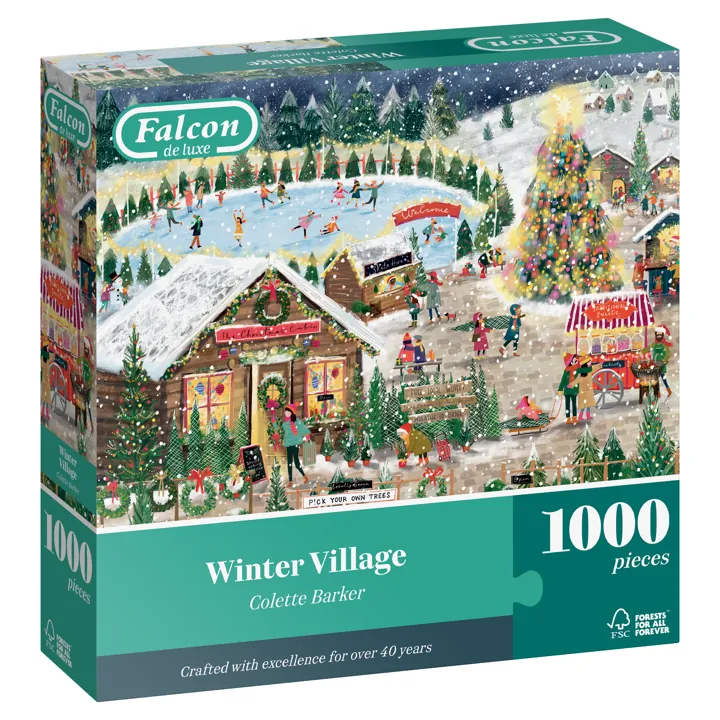 Falcon - Winter Village (1000 pieces) — manufacturer image