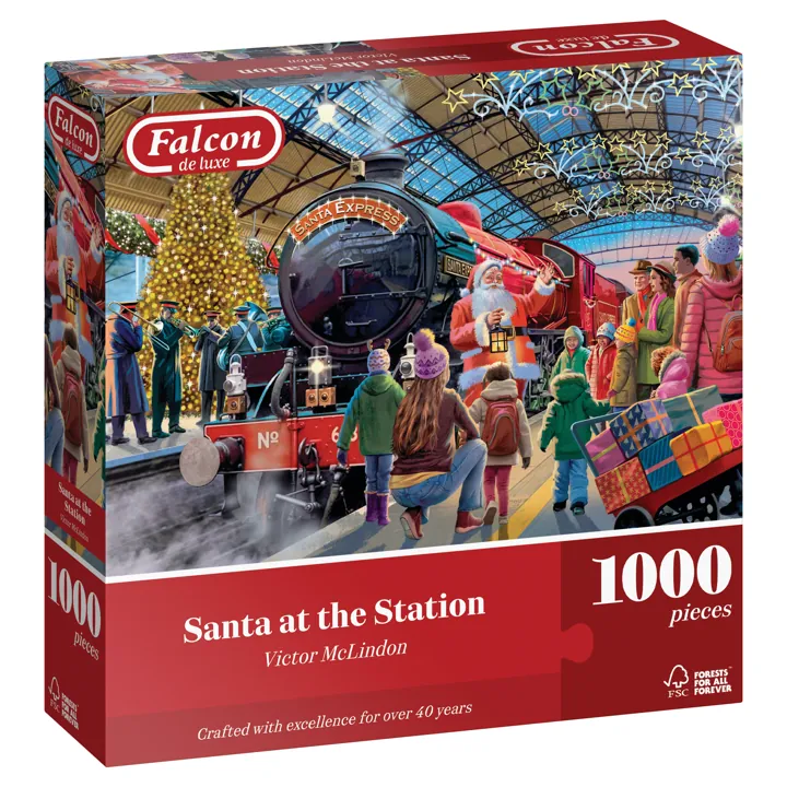 Falcon - Santa at the Station (1000 pieces) — manufacturer image
