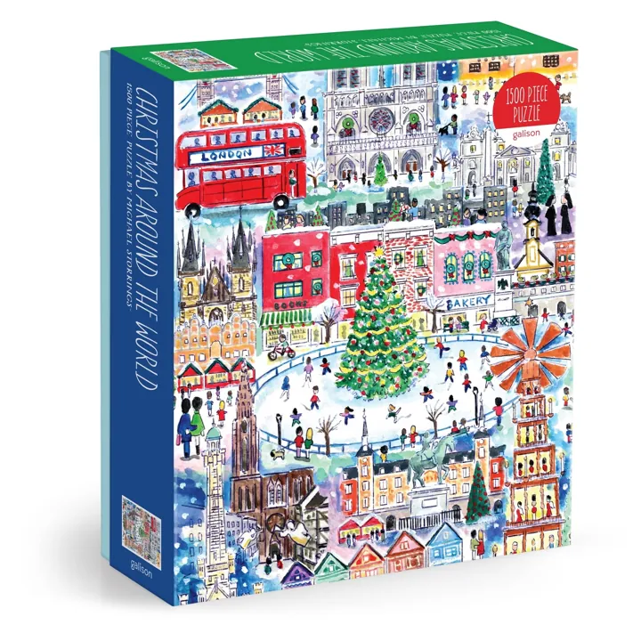 Galison Michael Storrings Christmas Around The World — manufacturer image