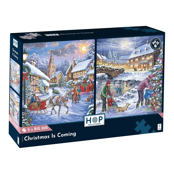 House of Puzzles Christmas Is Coming - 2 x BIG 500 Piece — manufacturer image