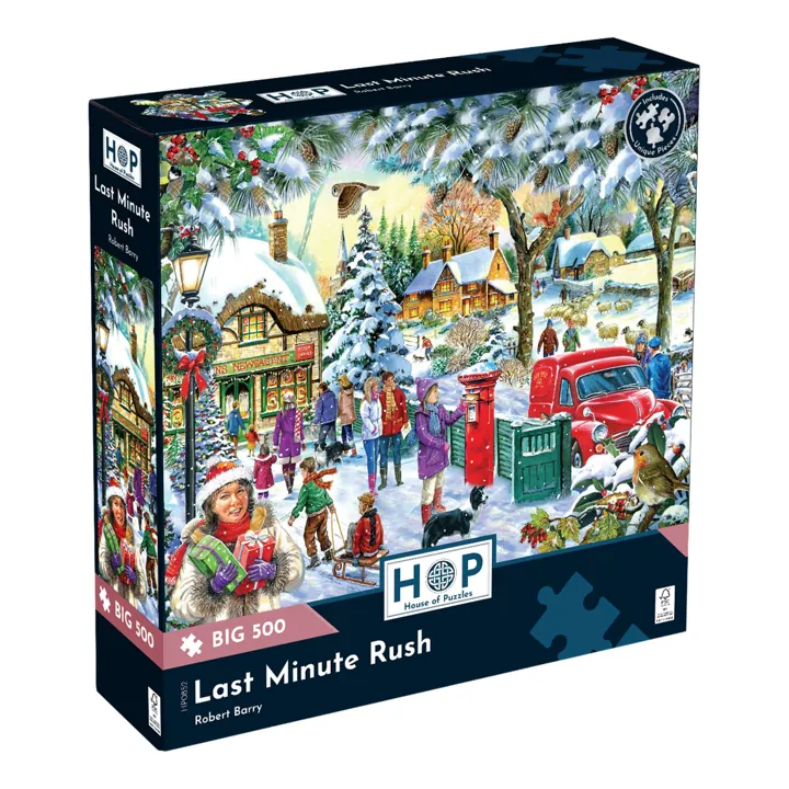House of Puzzles Last Minute Rush BIG 500 Jigsaw Puzzle — manufacturer image