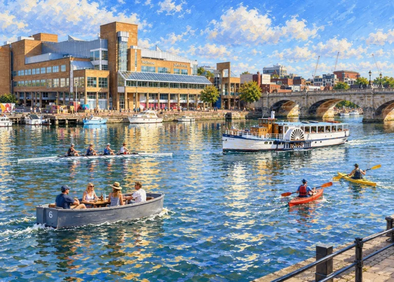 Kingston — Bridge and Riverside — Today