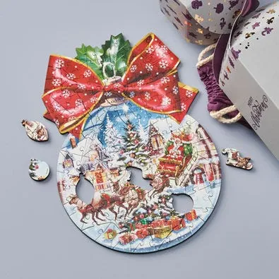 Wentworth Wooden Puzzles Christmas Eve Bauble  - Large Cracker — manufacturer image