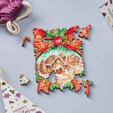 Wentworth Wooden Puzzles Gingerbread Houses - Christmas Bauble — manufacturer image