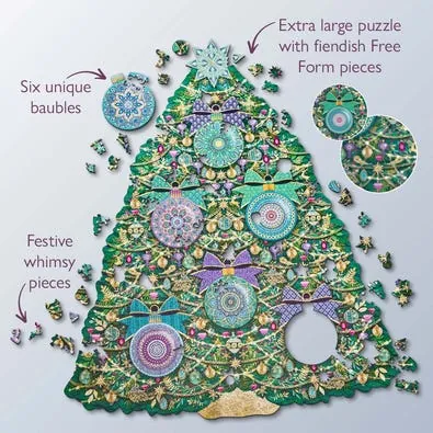 Wentworth Wooden Puzzles Ornamental Christmas Tree - Free Form — manufacturer image