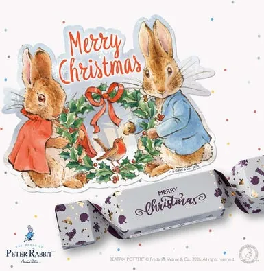 Wentworth Wooden Puzzles Christmas with Peter - Peter Rabbit Cracker — manufacturer image
