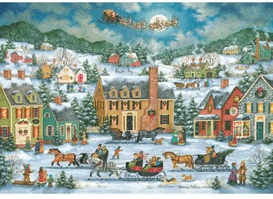 Wentworth Wooden Puzzles Christmas Eve Fly By — manufacturer image