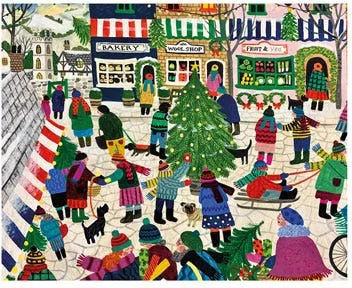 Wentworth Wooden Puzzles Christmas Shoppers — manufacturer image