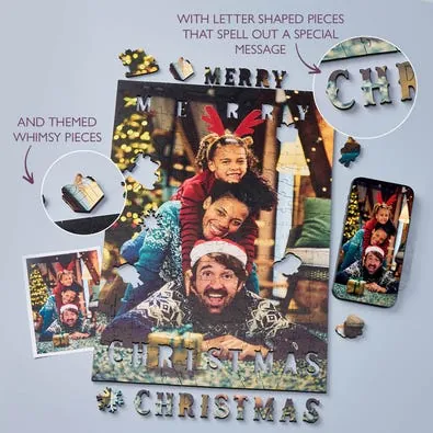 Wentworth Wooden Puzzles Merry Christmas Portrait - Personalised Puzzle — manufacturer image