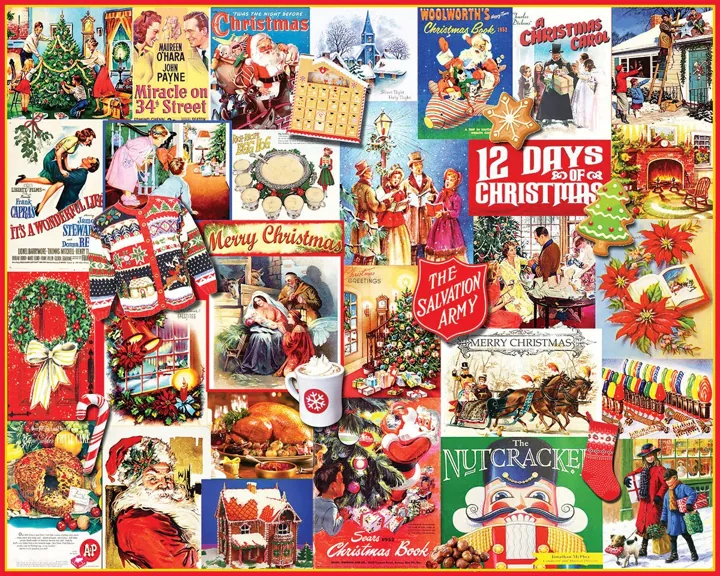 White Mountain Celebrations of Christmas (1868pz)  - 1000 Piece Jigsaw Puzzle — manufacturer image
